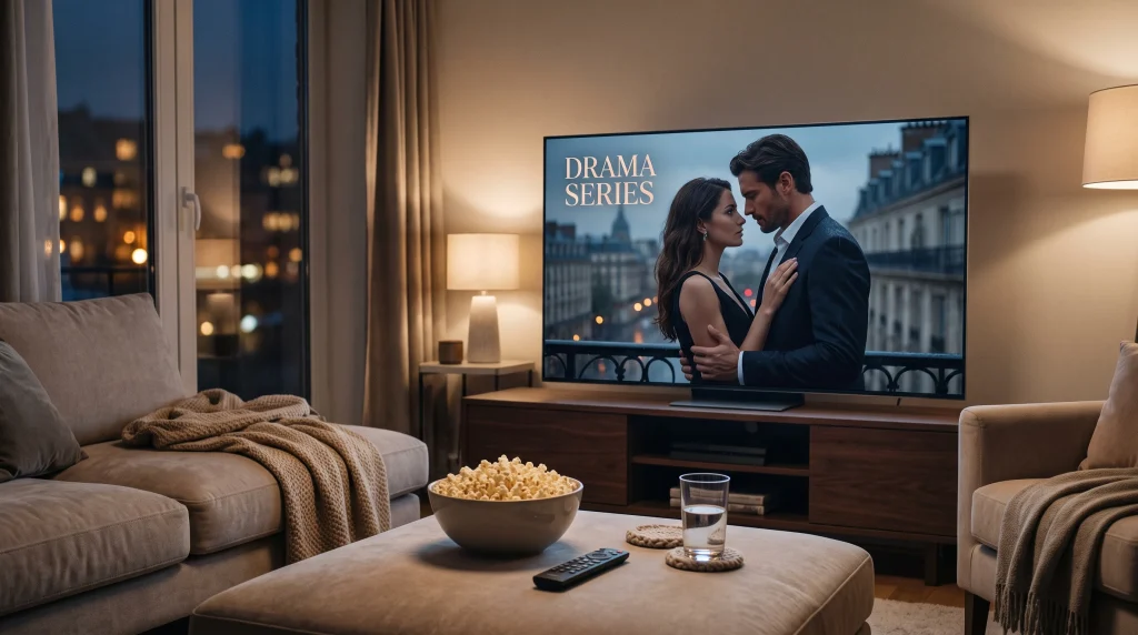 Sledování tureckých romantických seriálů na TV